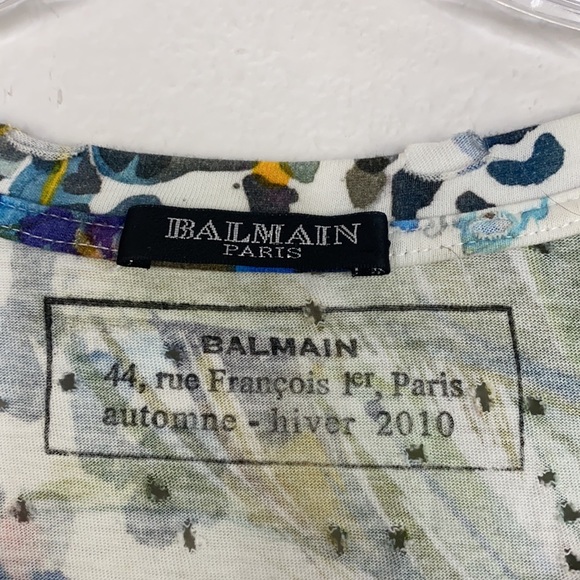 Balmain Paris Automne - Hiver 2010 Distressed Tee - Picture 4 of 6